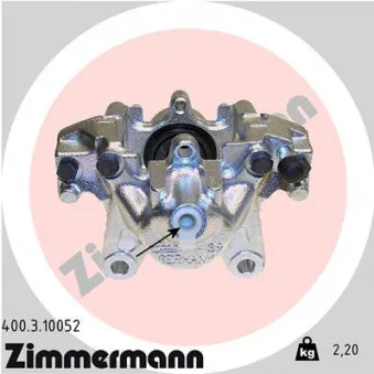 Étrier de frein arrière gauche ZIMMERMANN 400.3.10052
