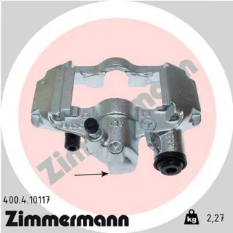 Étrier de frein arrière droit ZIMMERMANN 400.4.10117