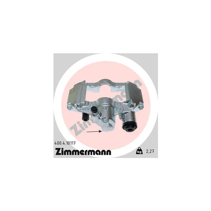 Étrier de frein arrière droit ZIMMERMANN 400.4.10117