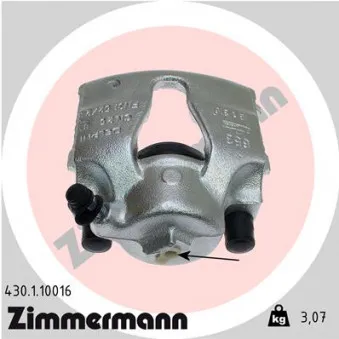 Étrier de frein avant gauche ZIMMERMANN 430.1.10016