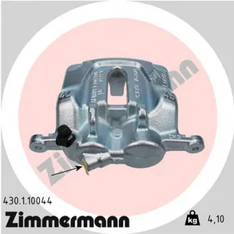 Étrier de frein avant gauche ZIMMERMANN 430.1.10044