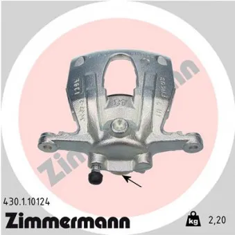 Étrier de frein avant gauche ZIMMERMANN 430.1.10124