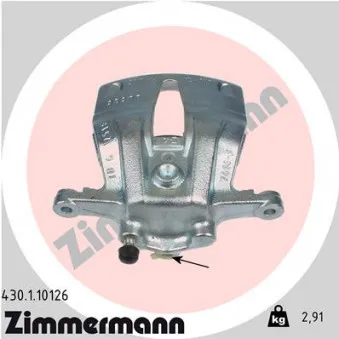 Étrier de frein avant gauche ZIMMERMANN 430.1.10126