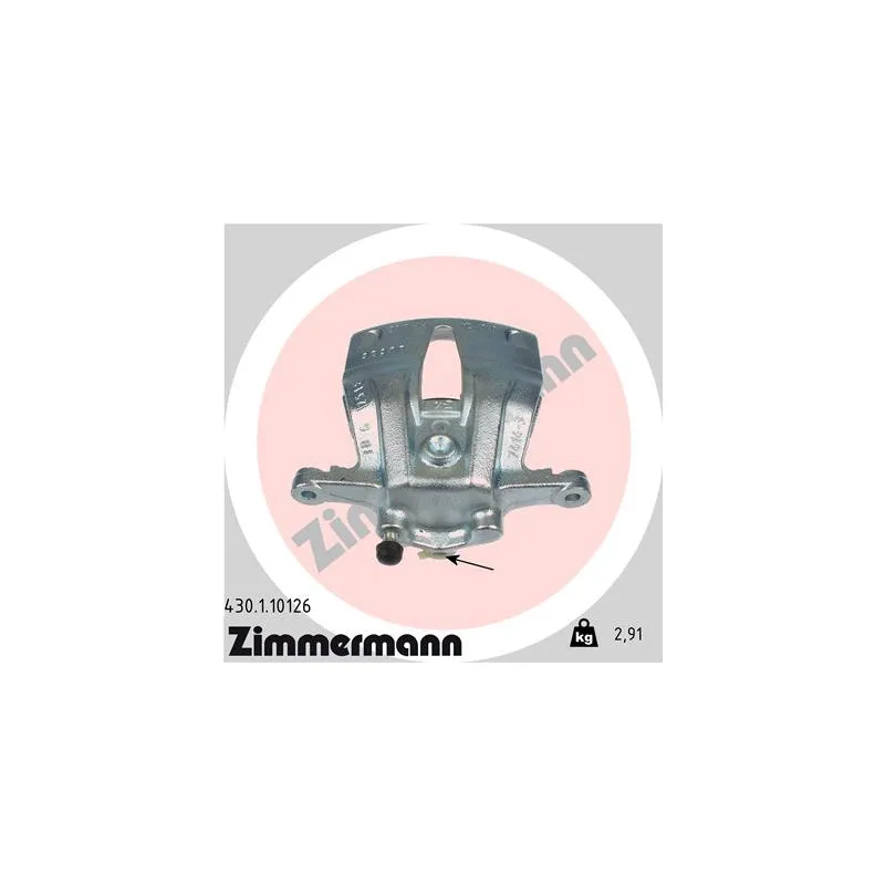 Étrier de frein avant gauche ZIMMERMANN 430.1.10126