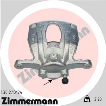 Étrier de frein avant droit ZIMMERMANN 430.2.10124