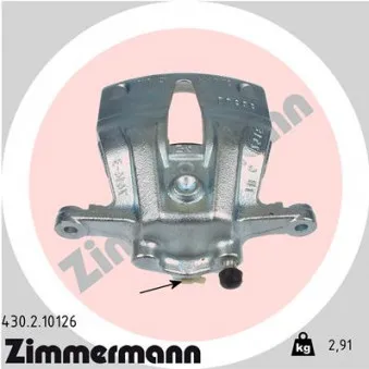 Étrier de frein avant droit ZIMMERMANN 430.2.10126