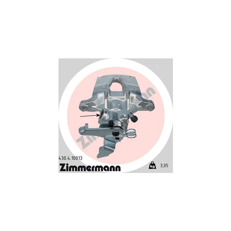 Étrier de frein arrière droit ZIMMERMANN 430.4.10013