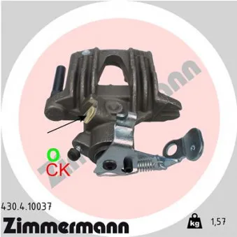 Étrier de frein arrière droit ZIMMERMANN 430.4.10037