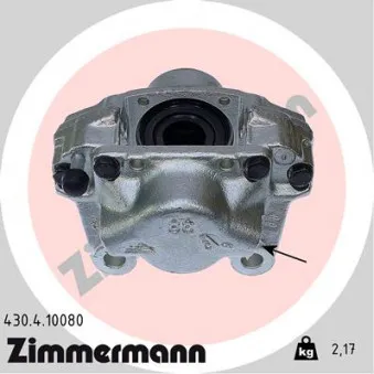 Étrier de frein arrière droit ZIMMERMANN 430.4.10080