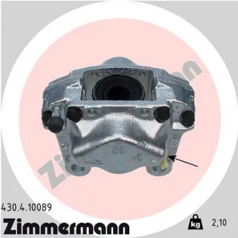 Étrier de frein arrière droit ZIMMERMANN 430.4.10089