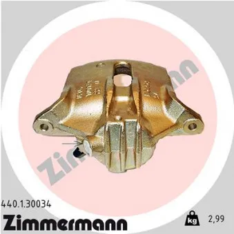 Étrier de frein avant gauche ZIMMERMANN 440.1.30034