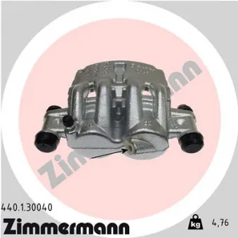 Étrier de frein avant gauche ZIMMERMANN 440.1.30040
