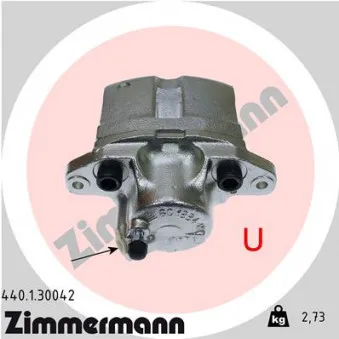 Étrier de frein avant gauche ZIMMERMANN 440.1.30042