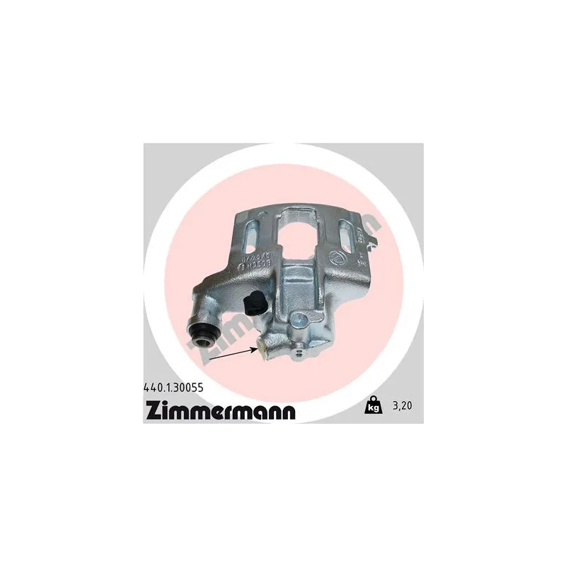 Étrier de frein avant gauche ZIMMERMANN 440.1.30055