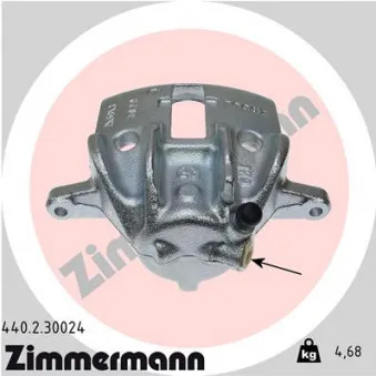 Étrier de frein avant droit ZIMMERMANN 440.2.30024
