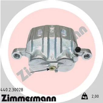 Étrier de frein avant droit ZIMMERMANN 440.2.30028