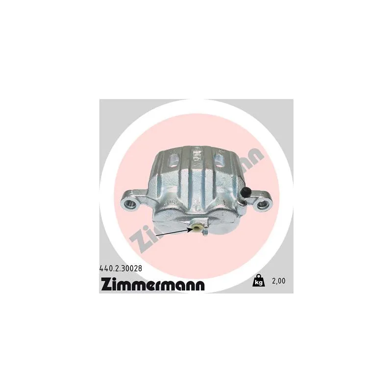 Étrier de frein avant droit ZIMMERMANN 440.2.30028
