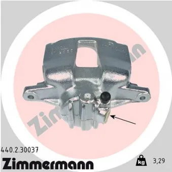 Étrier de frein avant droit ZIMMERMANN 440.2.30037