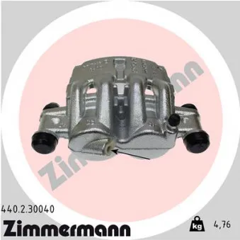 Étrier de frein avant droit ZIMMERMANN 440.2.30040