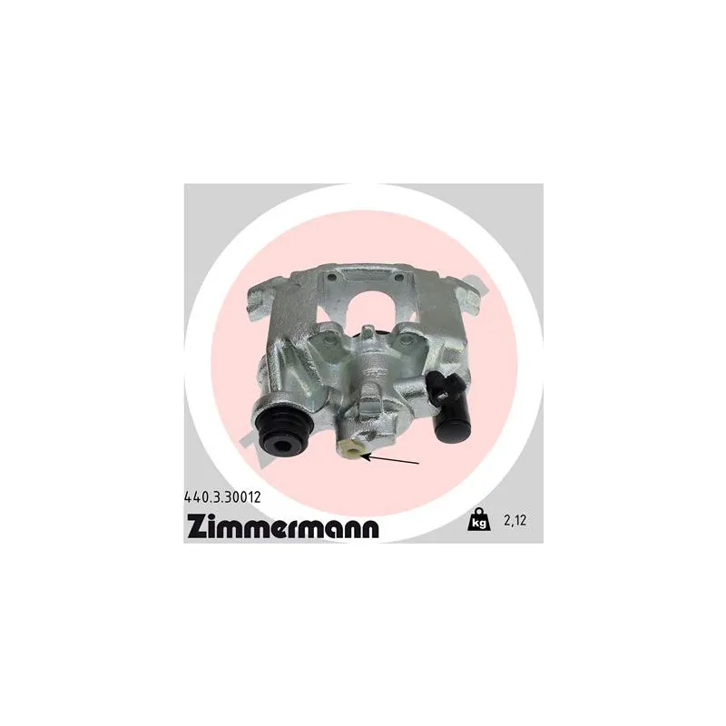 Étrier de frein arrière gauche ZIMMERMANN 440.3.30012