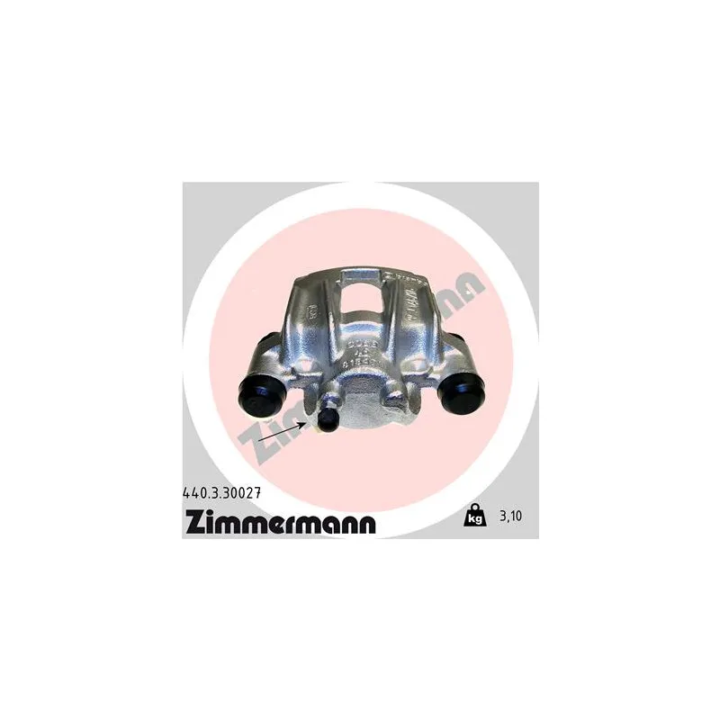 Étrier de frein arrière gauche ZIMMERMANN 440.3.30027