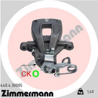 Étrier de frein arrière droit ZIMMERMANN 440.4.30005
