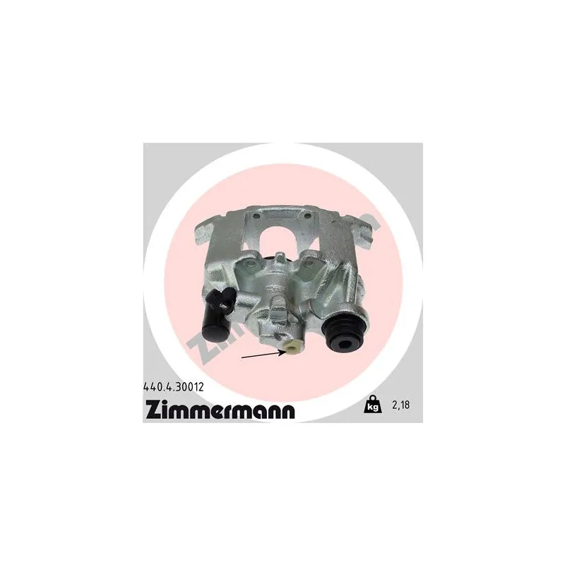 Étrier de frein arrière droit ZIMMERMANN 440.4.30012