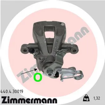 Étrier de frein arrière droit ZIMMERMANN 440.4.30019