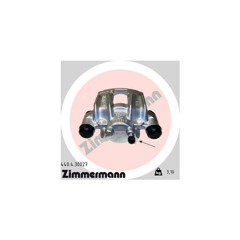 Étrier de frein arrière droit ZIMMERMANN 440.4.30027