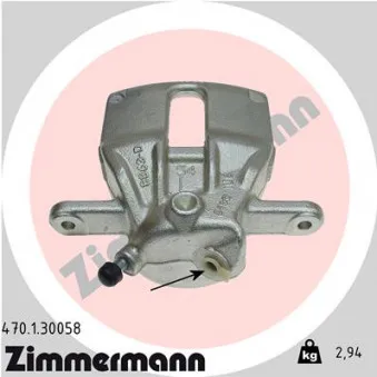 Étrier de frein avant gauche ZIMMERMANN 470.1.30058