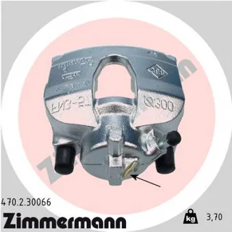Étrier de frein avant droit ZIMMERMANN 470.2.30066