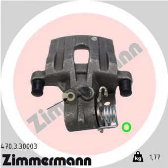 Étrier de frein arrière gauche ZIMMERMANN 470.3.30003