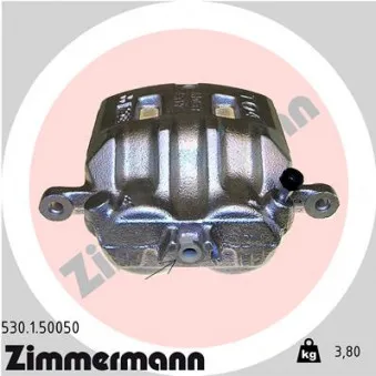 Étrier de frein avant gauche ZIMMERMANN 530.1.50050