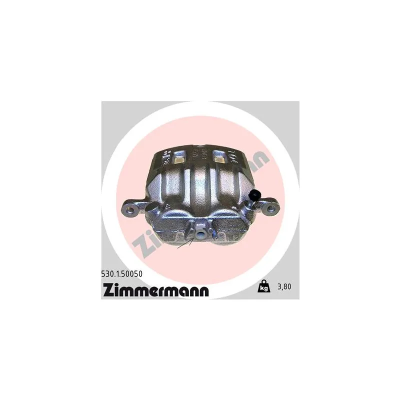 Étrier de frein avant gauche ZIMMERMANN 530.1.50050