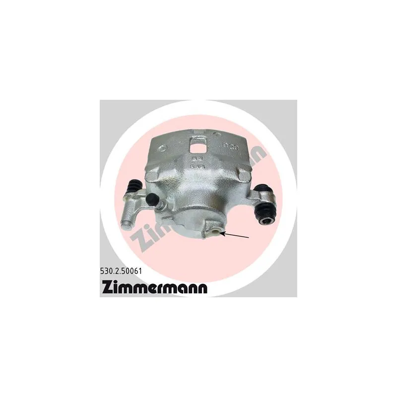 Étrier de frein avant droit ZIMMERMANN 530.2.50061