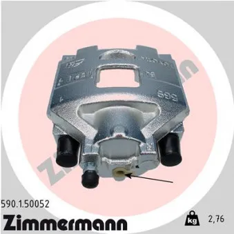 Étrier de frein avant gauche ZIMMERMANN 590.1.50052