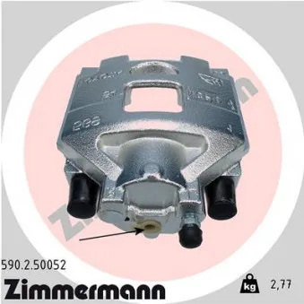 Étrier de frein avant droit ZIMMERMANN 590.2.50052