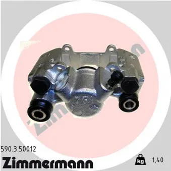 Étrier de frein arrière gauche ZIMMERMANN 590.3.50012