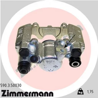 Étrier de frein arrière gauche ZIMMERMANN 590.3.50030