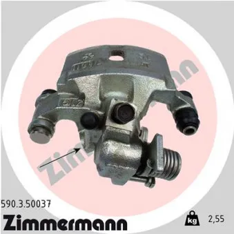 Étrier de frein arrière gauche ZIMMERMANN 590.3.50037