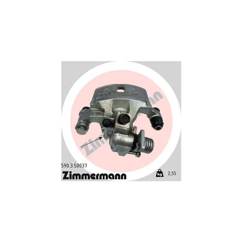 Étrier de frein arrière gauche ZIMMERMANN 590.3.50037