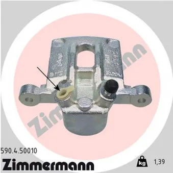 Étrier de frein arrière droit ZIMMERMANN 590.4.50010