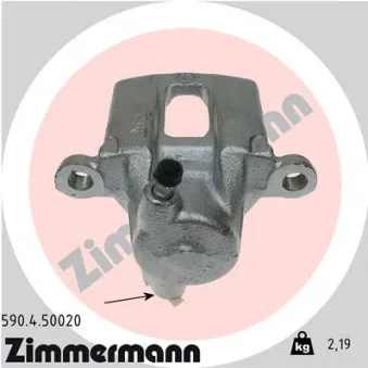 Étrier de frein arrière droit ZIMMERMANN 590.4.50020