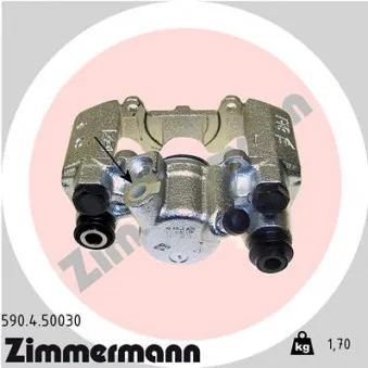 Étrier de frein arrière droit ZIMMERMANN 590.4.50030