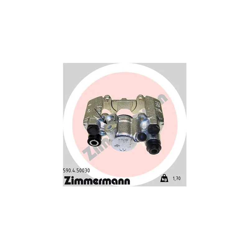 Étrier de frein arrière droit ZIMMERMANN 590.4.50030