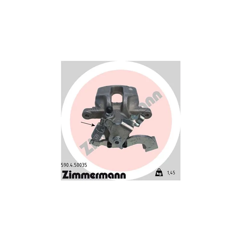 Étrier de frein arrière droit ZIMMERMANN 590.4.50035
