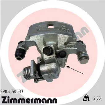 Étrier de frein arrière droit ZIMMERMANN 590.4.50037