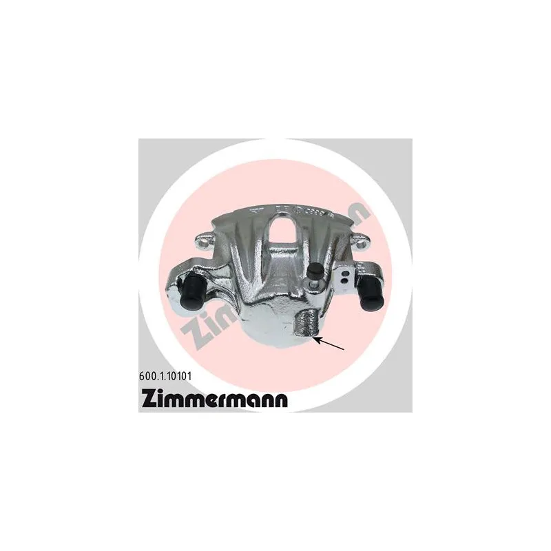 Étrier de frein avant gauche ZIMMERMANN 600.1.10101