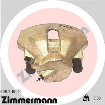 Étrier de frein avant droit ZIMMERMANN 600.2.10010