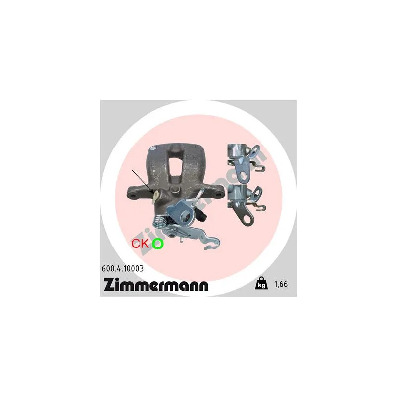 Étrier de frein arrière droit ZIMMERMANN 600.4.10003